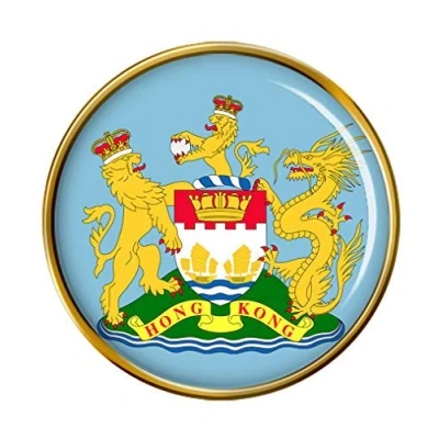Image of British Hong Kong Pin Badge