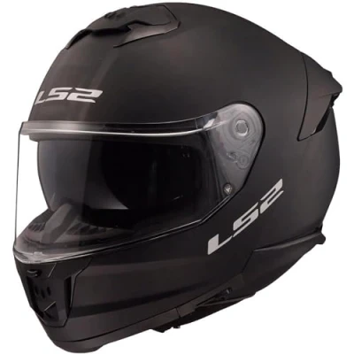 Image of LS2 FF808 Stream II Matt Black Dual Visor Full Face Motorcycle Helmet (L) 59 60cm
