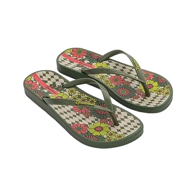 Image of Ipanema Women&#039;s ANAT. TEMAS XIV FEM Flip Flop, Green/Beige/Pink, 1/2 UK
