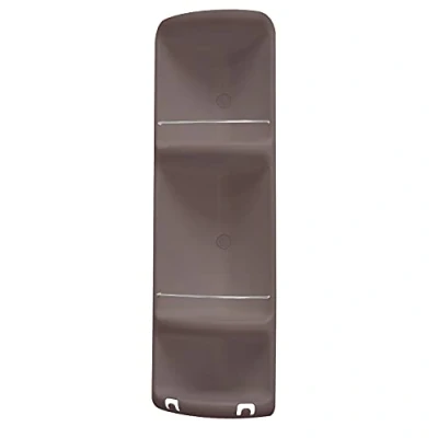 Image of Gedy G Caesar Corner Shower Shelves 3 Taupe Color, Measures 71 x 22.6 16 cm &amp; 0.7 kg, Made of Resin and Stainless Steel, Year Warranty 2, Design R&amp;D, Unique