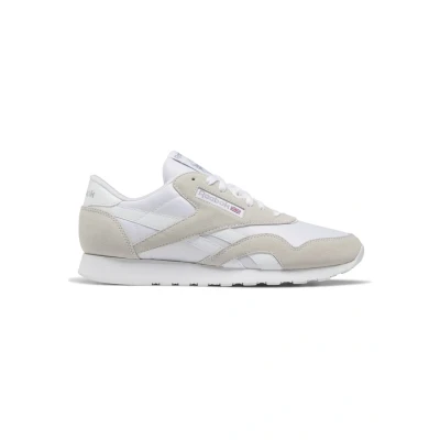 Image of Reebok Men&#039;s Classic Nylon Sneaker, FTWR White/FTWR White, 8 UK