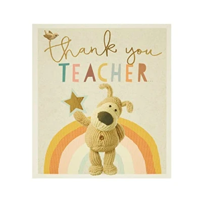 Image of Boofle Thankyou Teacher Card Appreciation Thank You Card, Multi (695239 0 1)