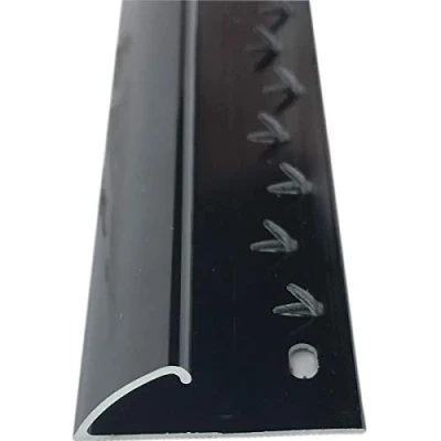 Image of Grandismo® Carpet to Vinyl or Door Entrance Strip/Trim Metal Bar Threshold (Black)