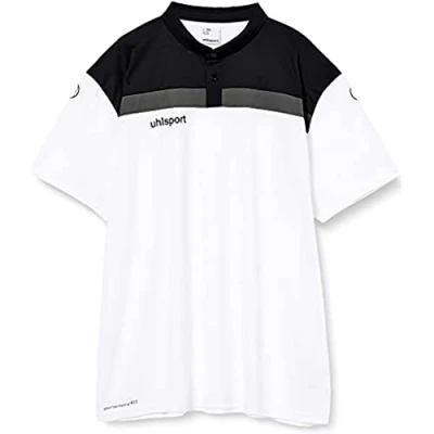 Image of Uhlsport Offense 23 Polo Children&#039;s White/Black/Anthra, 140
