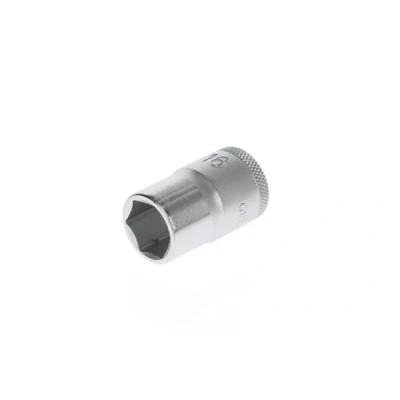 Image of GEDORE Socket, 1/2&quot; 12.5 mm drive, Hexagonal, 16 width, Tool, 19 16, Chrome plated steel