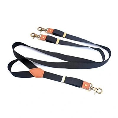 Image of WINSX Mens Braces Suspenders for Men with 3 Very Strong Metal Clips Heavy Duty Adjustable Elastic Y Shape Trousers Fits All and Women Pants Casual Trouser Suspenders,Black