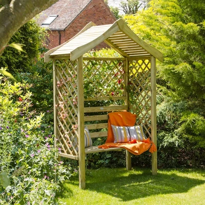 Image of Forest Parisienne Garden Arbour Seat 5&#039;x2&#039;