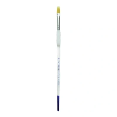 Image of Soft Grip Golden Taklon Filbert Comb Brush, 1/4&quot; Width