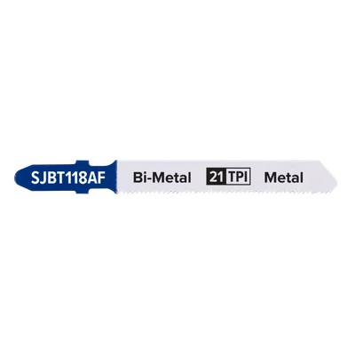 Image of Sealey Jigsaw Blade Metal 75mm 21tpi Pack of 5