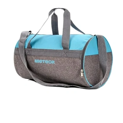Image of sports bag gym 25 L holdall shoe compartment pocket men women duffel shoulder fitness swimming pool travel holiday cabin luggage overnight camping kit small pe duffle
