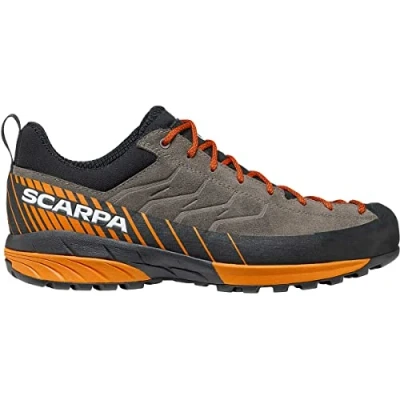 Image of Scarpa Mescalito Hiking shoes, Men&#039;s, Size: 8, Titanium/mango Leather and textile