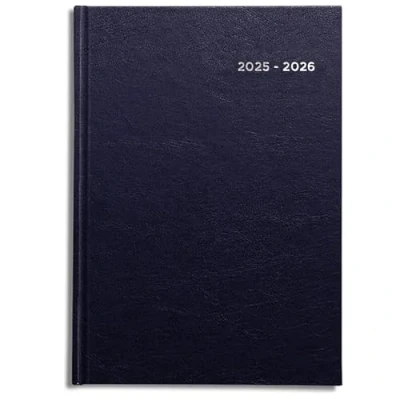 Image of A4 Page a day 2024 2025 Academic Diary Mid year by Pirongs Navy