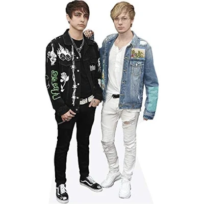 Image of Colby Brock and Sam Golbach (Duo 2) Mini Celebrity Cutout