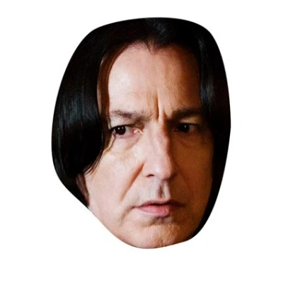 Image of FoxyPrinting Severus Snape Celebrity Cardboard Party Face Mask Fancy Dress