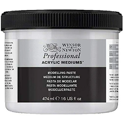 Image of Winsor &amp; Newton 3050917 modeling paste, structuring agent for acrylic paints 474 ml