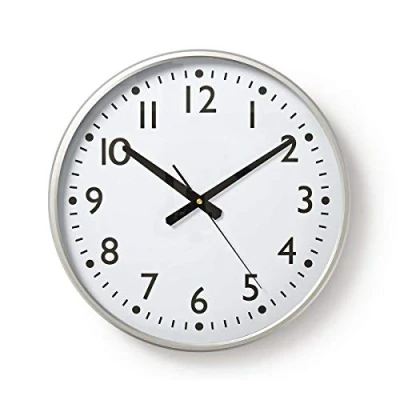 Image of Nedis Wall Clock, Aluminium, Large
