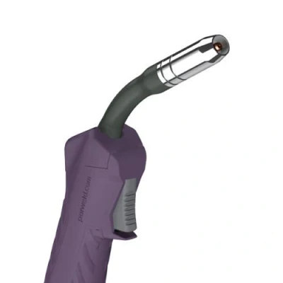 Image of Parweld MB25 4 metre Mig Torch Rating 184a CO2, 160a Mixed Gas 60% 0.8 1.2 Wire