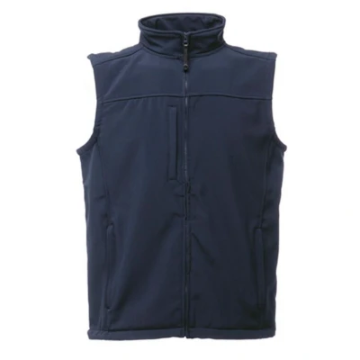 Image of Regatta Mens Flux Softshell Body Warmer (Navy/Navy) Size 3XL