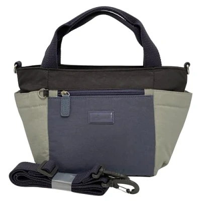 Image of Spirit Medium Lightweight Grab Shoulder Water Resistant Holiday Travel Day Bag 6812 (Blue Jean Multi)