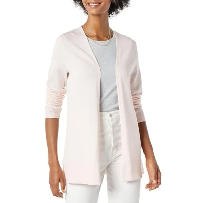 Image of Amazon Essentials Women&#039;s Lightweight Open Front Cardigan Jumper (Available in Plus Size), Pale Pink, XL