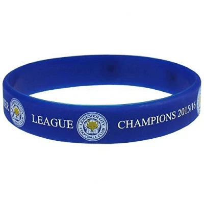 Image of Official Leicester City FC Champions Silicone Wristband
