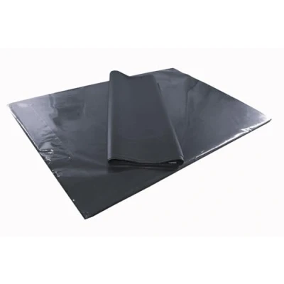 Image of 480 Sheets 1 Ream Large Tissue Paper 20 x 30 inches (500x750mm) Quality Acid Free Christmas Gift Wrapping and Art Craft Decorations (Black / Sheets)