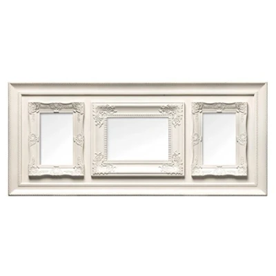 Image of Premier Housewares Vintage Multi Photo Frame for 3 Photos, Cream