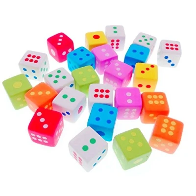 Image of JZK 24 Novelty Little Rubber Toy dice Pencil Eraser Set for Children Party Favours Kids Birthday Bag Filler Gift Girl boy Student