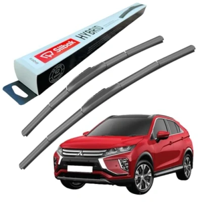 Image of Silbak Windscreen Wipers, fits for MITSUBISHI ECLIPSE CROSS (10/2017 ONWARDS) Front Wiper Blades, 600mm/500mm