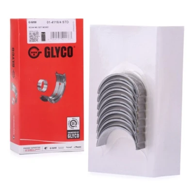 Image of 5973937, 7574446, 7579813 Crankshaft Bearing GLYCO 01 4116/4 STD FIAT: Seicento / 600 Hatchback, Uno Panda II Hatchback