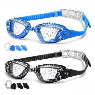 Image of faliring Children&#039;s Swimming Goggles Pack of 2 Diving Children Junior 3 15 Years, Glasses Water Sports Gifts for Girls Boys (Dazzling Colours)