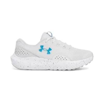 Image of Under Armour UA W Charged Surge 4 Distant Gray/Halo Gray/Ether Blue 5
