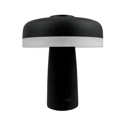 Image of Dyberg Larsen LED table lamp Porter, black, 16 cm