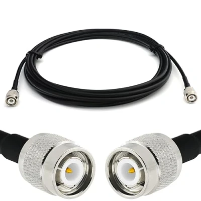 Image of RANGEFUL 1m TNC Male to RG58 Coaxial Cable — Extension 3.3ft 50 Ohm Coax for Antenna HAM Radio CB Aerial Walkie Talkie VHF UHF Two Way