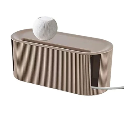 Image of Cable Tidy Box Large Management Power Strip Wire Extension For Hiding Messy Cables