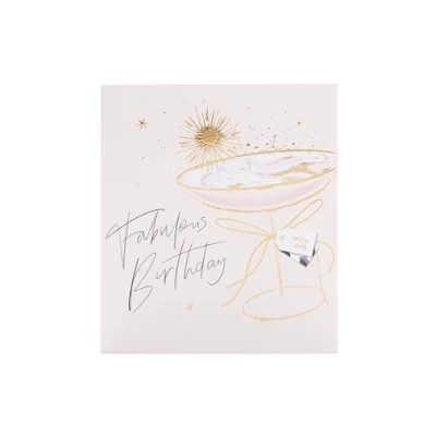 Image of UK Greetings Birthday Card for Her/Friend Fabulous Cocktail Design