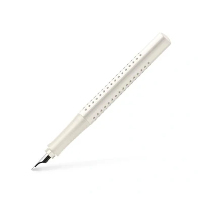 Image of Faber Castell Fountain pen Grip 2010 B coconut millk,White