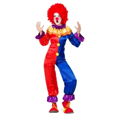 Image of Boland 84029 Adult Luna Clown Costume, Multicoloured, S