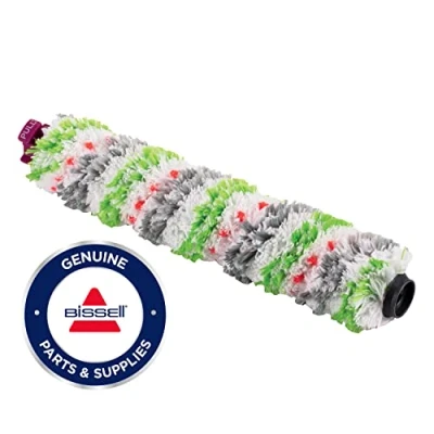 Image of BISSELL Tangle Multi Surface Brush Roller Original Accessory for CrossWave 2519, White, Grey, Green and Pink, 0.3 m
