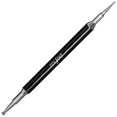 Image of Mylee Dotting Nail Art Tool Easy Application of Gems, Decals &amp; Crystals, Professional Quality Manicure Accessory, Ideal for Gel Polish Decoration Dot Design, Dual Ended Fine Detailing