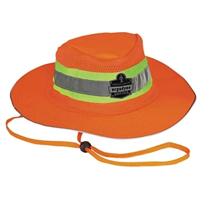 Image of Ergodyne GloWear 8935 High Visibility Ranger Hat, XX Large/3X Large, Orange