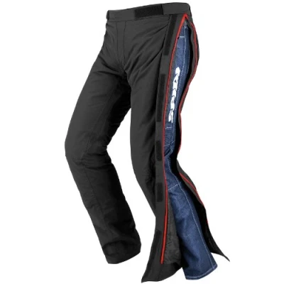 Image of SPIDI Sport S.r.l. (EU) Motorcycle Textile Trousers Superstrom H2OUT, Black, XXL, X65 026