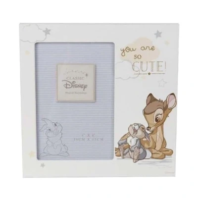 Image of Disney Magical Beginnings 4&quot;x6&quot; MDF Photo Frame Bambi &amp; Thumper DI410