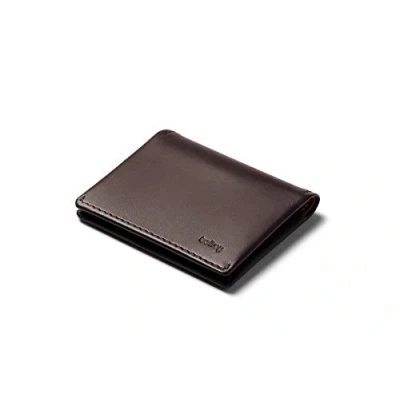 Image of Bellroy Slim Sleeve Wallet (Leather Front Pocket Wallet, Thin Bifold Design, Holds 4 12 Cards, Folded Notes) Java Caramel
