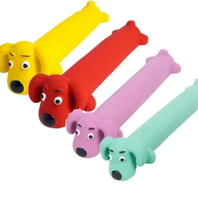 Image of Petface Latex Loofas Soft Chew Dog Toy One Supplied, Colour May Vary