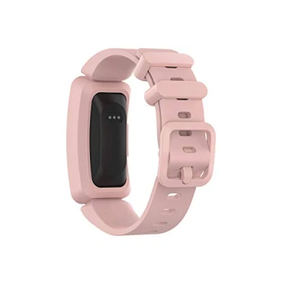 Image of BoLuo Smart Watch Strap Compatible for Fitbit Ace 2 / Inspire, Silicone Band Wrist Strap,Replacement Bracelet Wristband Inspire/Inspire HR/Fitbit (pink)