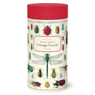Image of Cavallini 1000 Piece Puzzle, Bugs and Insects (PZL/Bug)