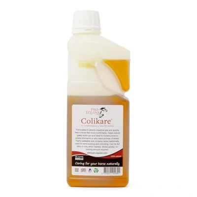 Image of Pro Equine Colikare 500ml fast acting formula to prevent and relieve gassy bloat symptoms