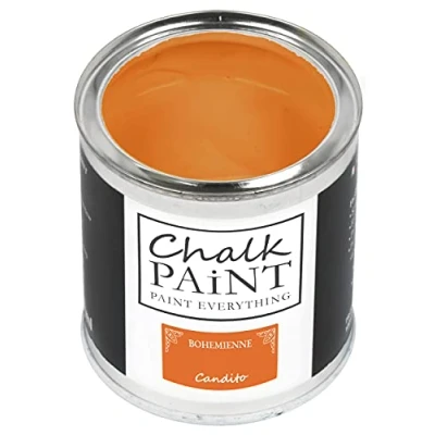 Image of Chalk Paint Everything® Candito (Candy Orange) 750 ml Water Based for Shabby Chic Furniture, Décor, and Upcycling Projects Non Toxic, Easy to Apply