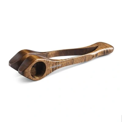 Image of Heritage Musical Spoons Boite a Bois Large Canadian Maplewood Handmade Folk Percussion Instrument Old Fashioned